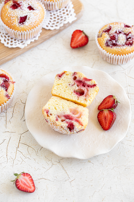 Muffini z jagodami Leaneen recept