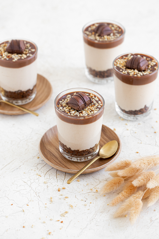 Kinder Bueno cheesecake kozarčki Leaneen recept Kinder Bueno cheesecake kozarčki Leaneen recept