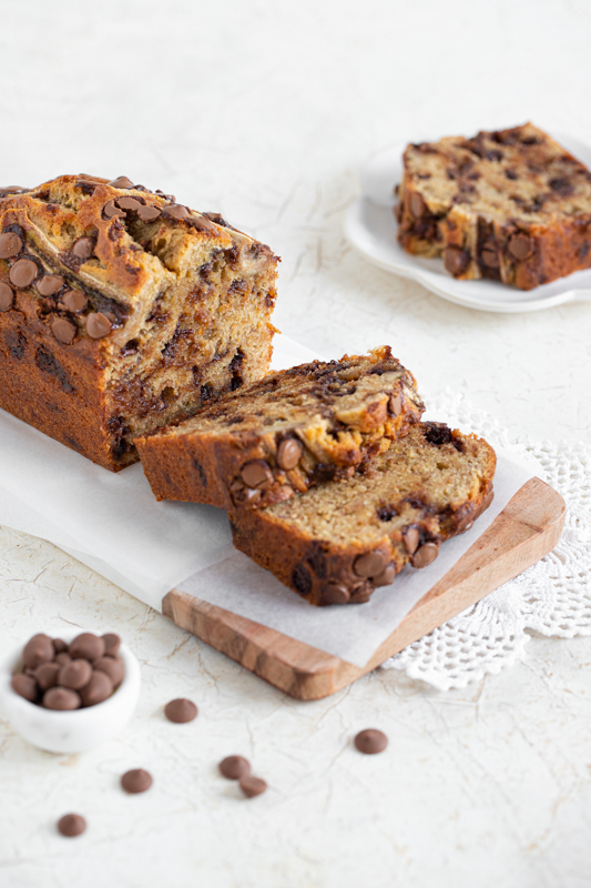Bananin kruh s čokoladnimi kapljicami Leaneen recept Bananin kruh s čokoladnimi kapljicami Leaneen recept